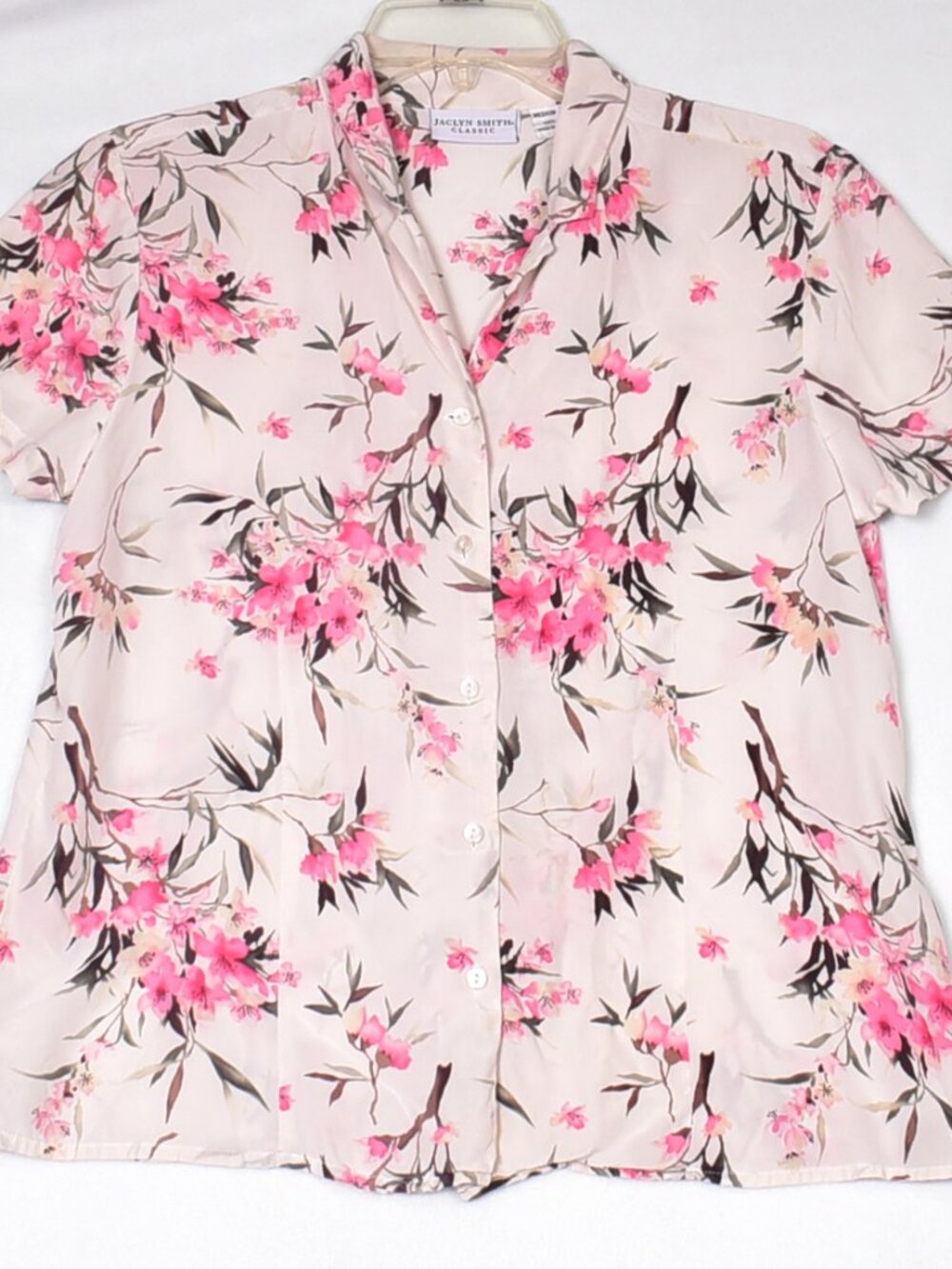 Jaclyn Smith Classic Floral Women's Blouse Size Medium